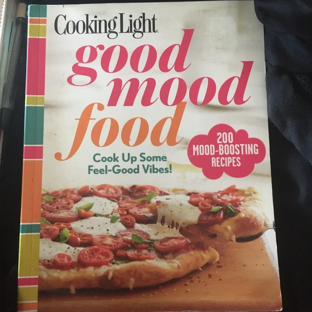 Good Mood Food Cookbook — Pink & Orange Cover